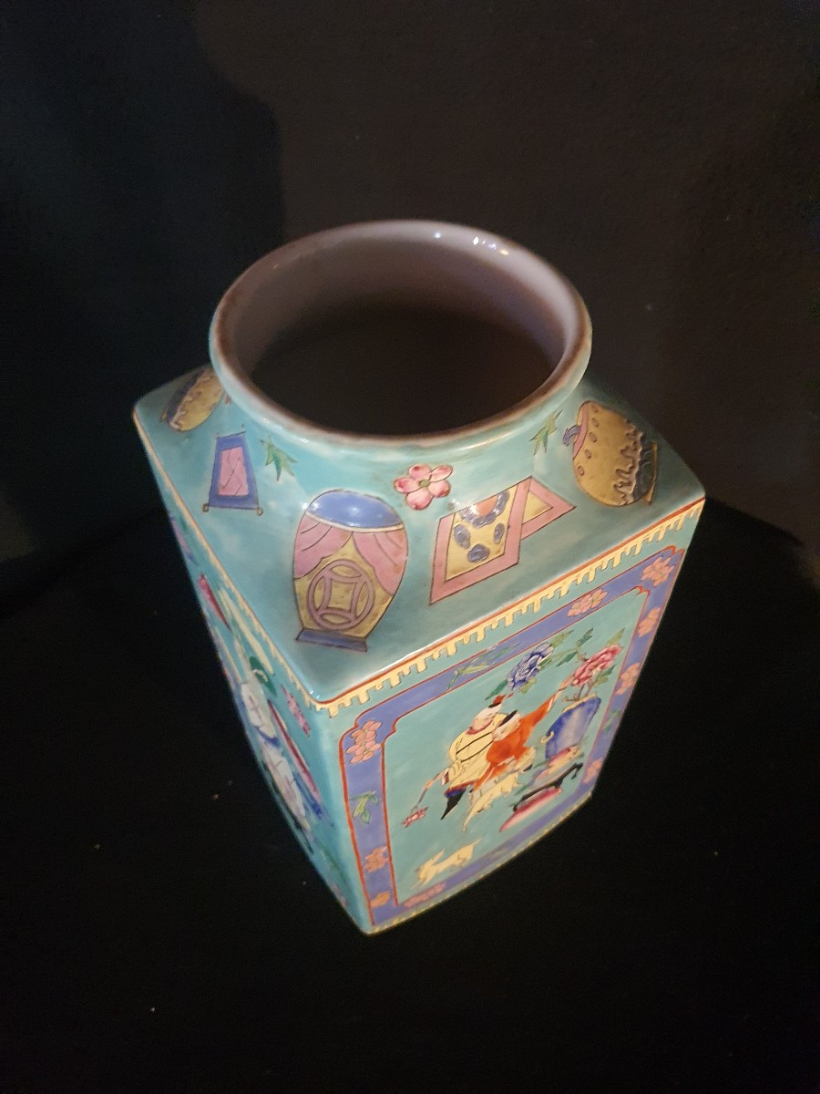 Vase Chine dynastie Qing .-photo-1