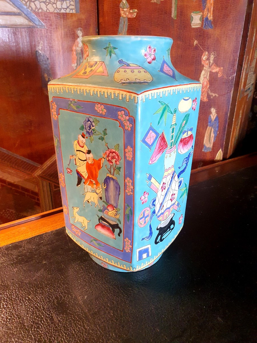 Vase Chine dynastie Qing .-photo-3