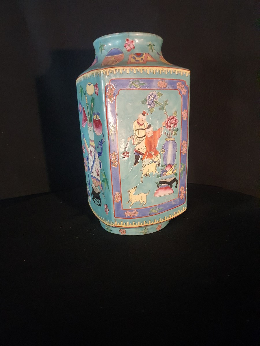 Vase Chine dynastie Qing .-photo-5