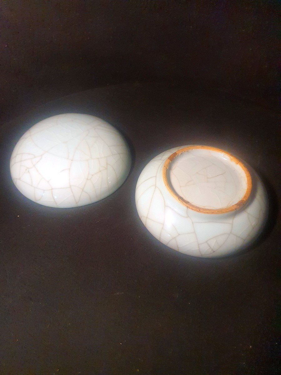 Porcelain Box China Qing Dynasty.-photo-2