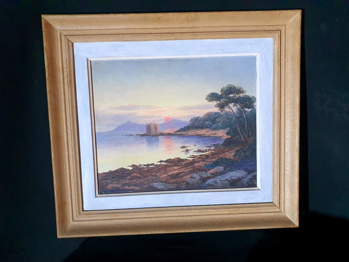 Tableau Provence Côte d'Azur. Jean Quilichini.