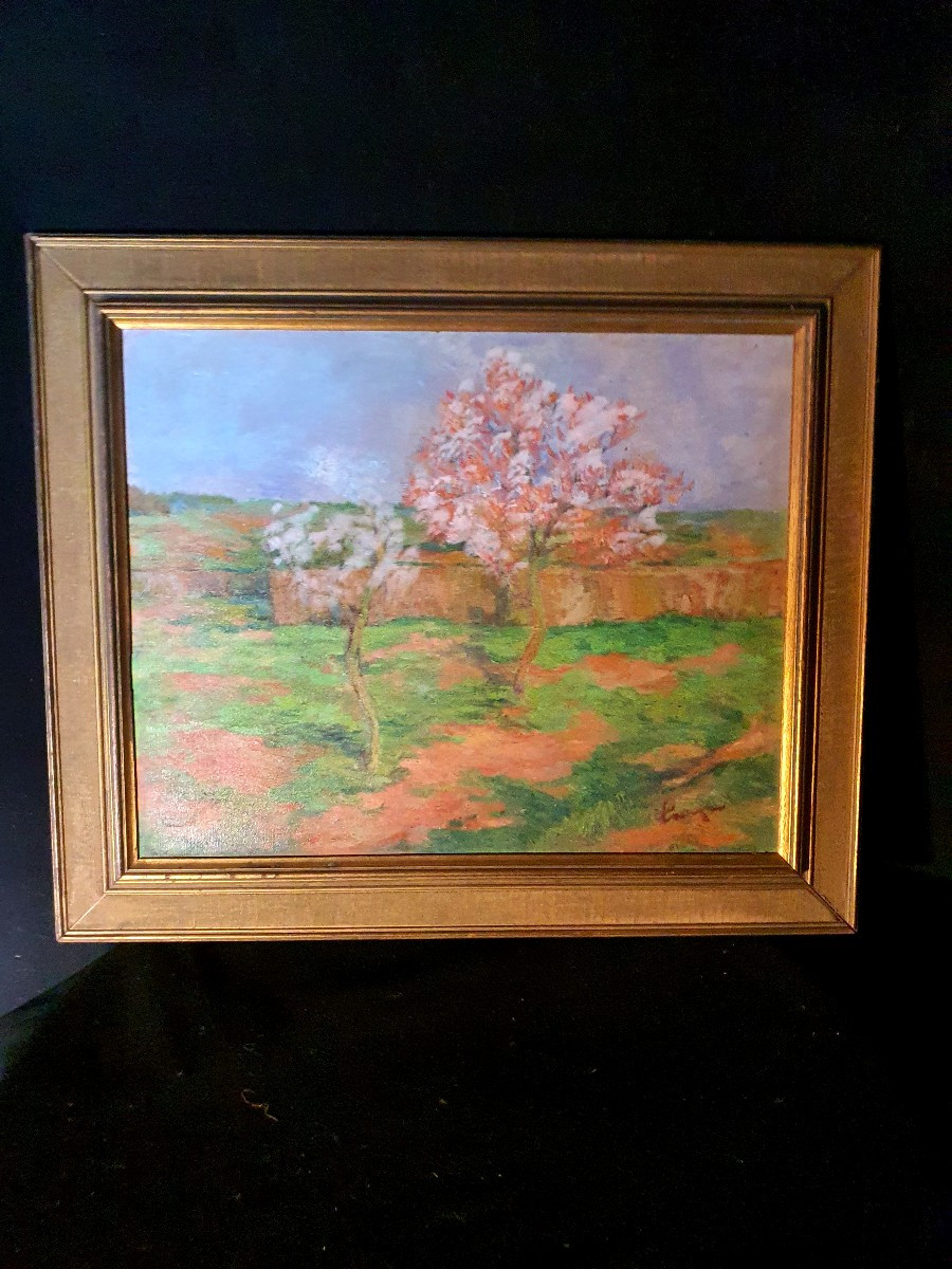 Painting Landscape Manner Of Achille Laugé. 