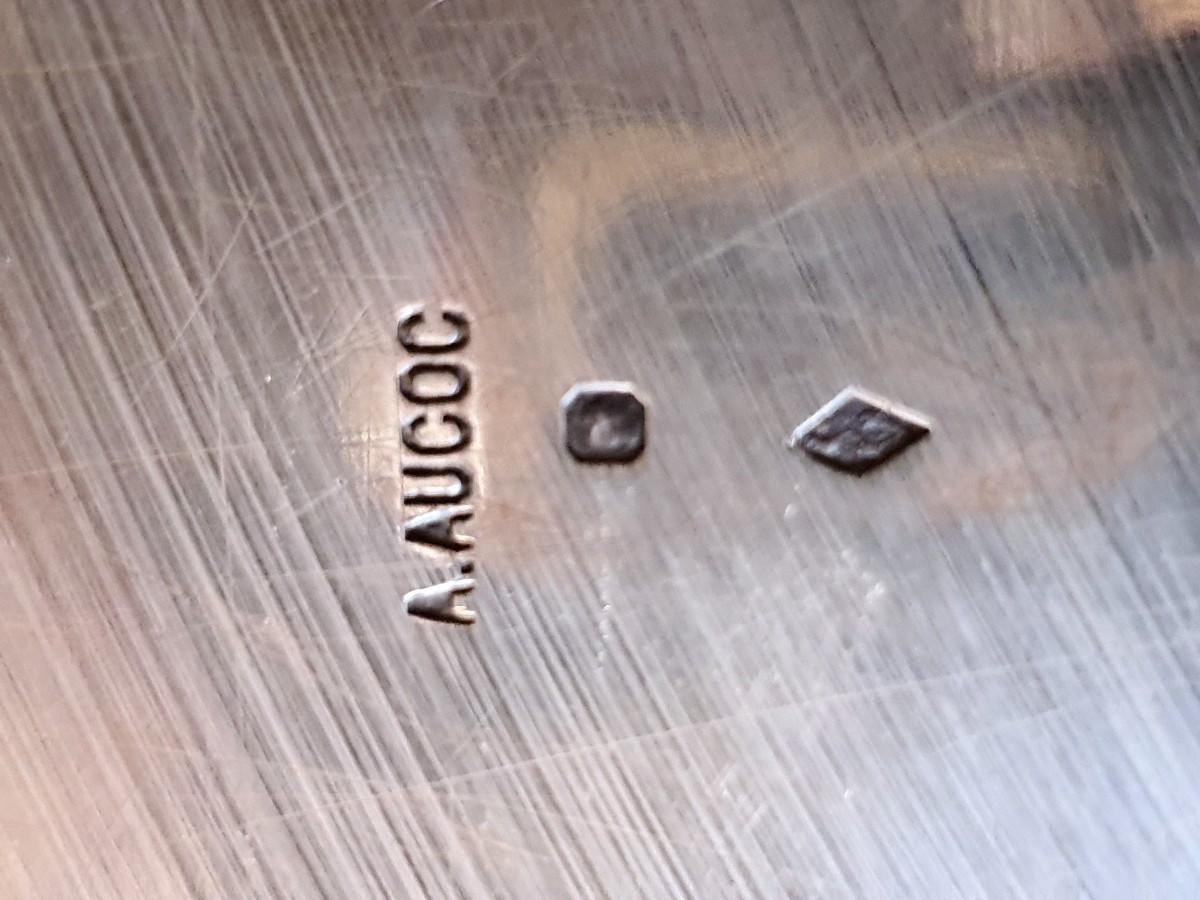 André Aucoc Solid Silver Tray. -photo-2