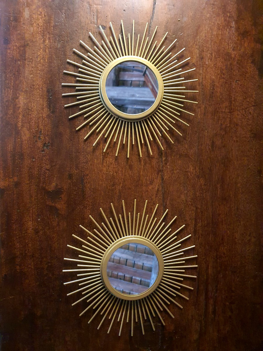 Paire de miroirs soleils, Chaty.-photo-3