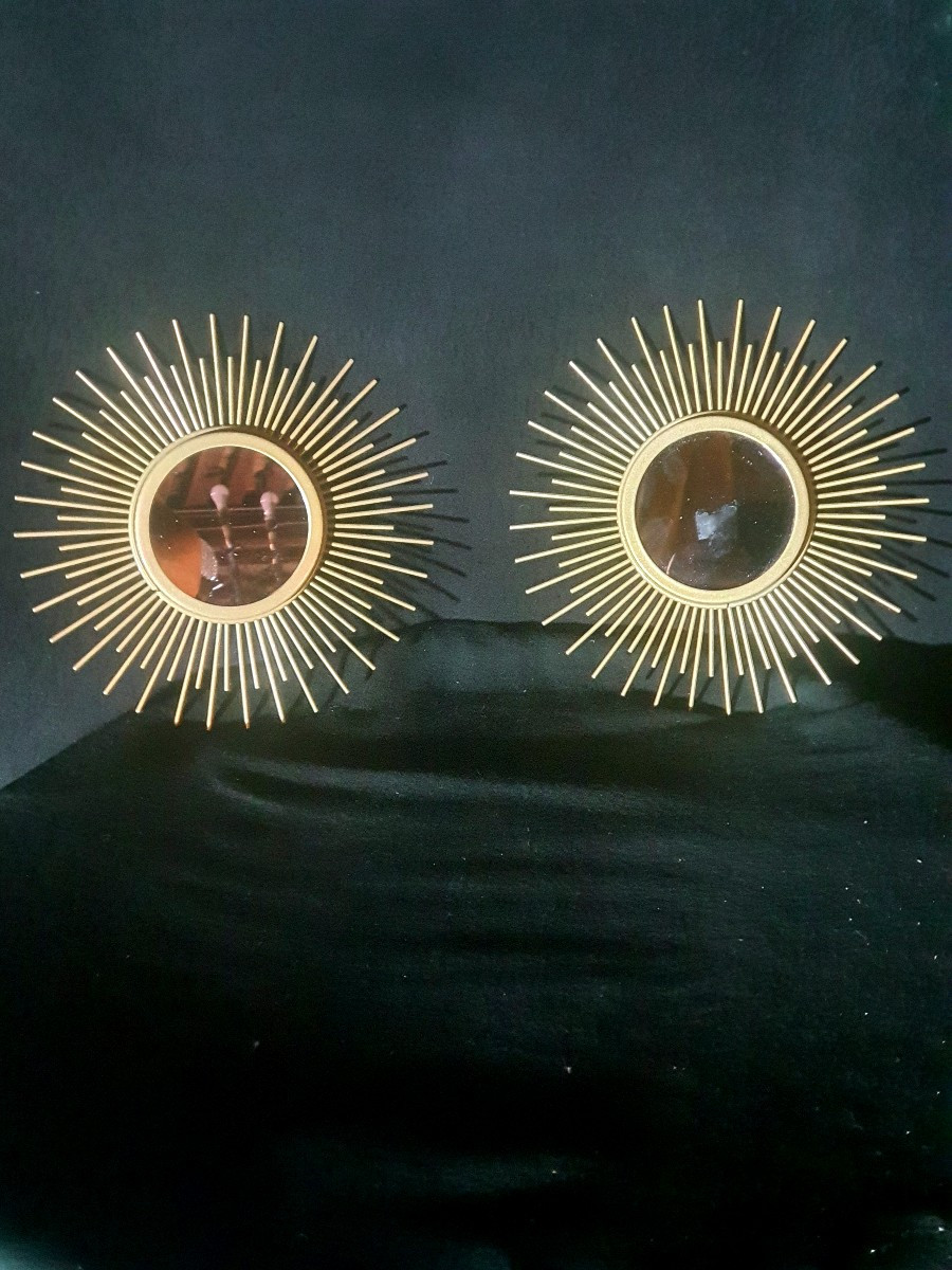 Paire de miroirs soleils, Chaty.-photo-2