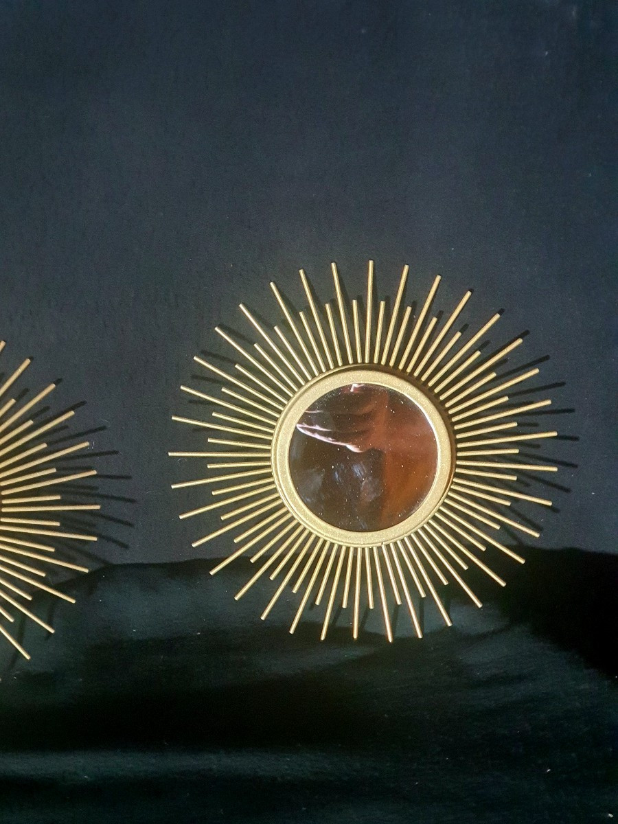 Paire de miroirs soleils, Chaty.-photo-3