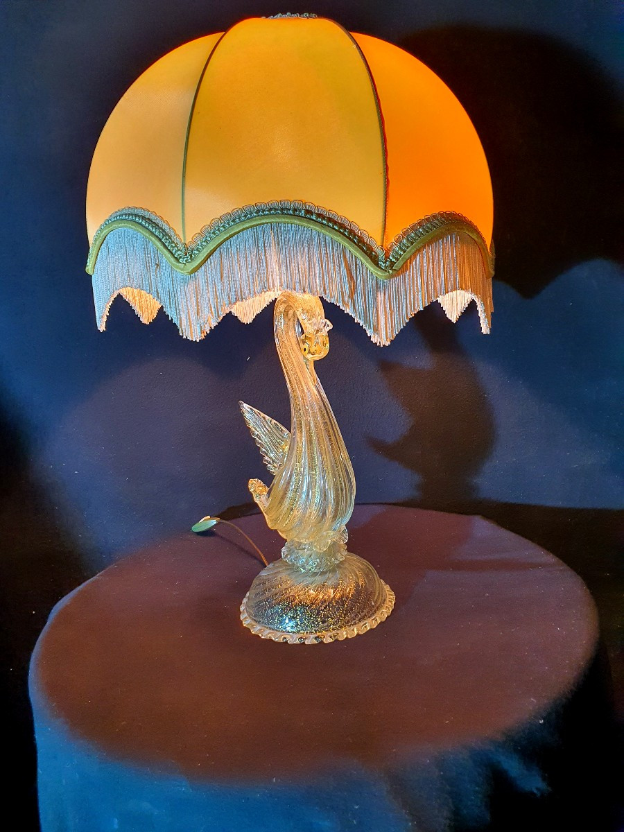 Lampe verre de Murano par Seguso.-photo-3