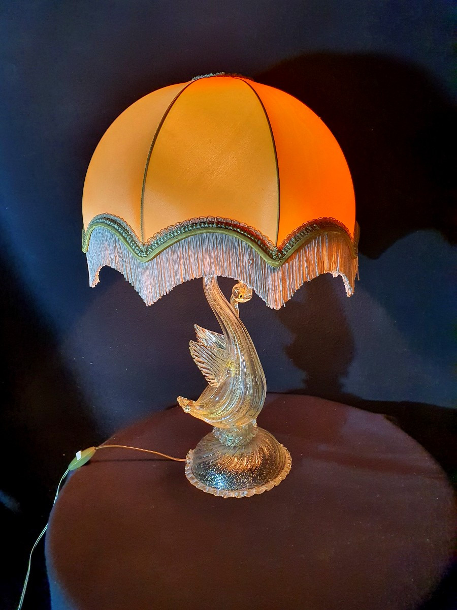 Lampe verre de Murano par Seguso.