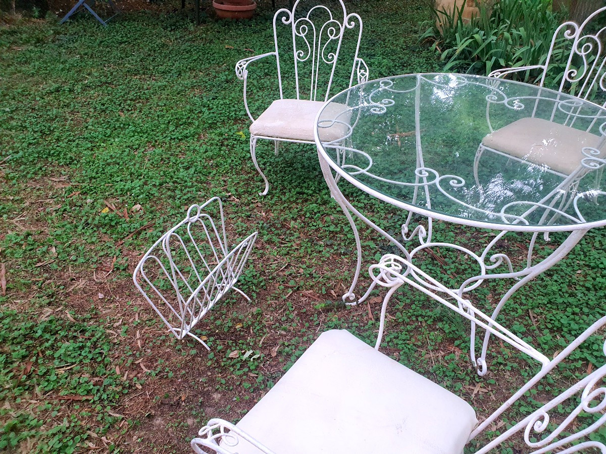 Garden Furniture In The Style Of René Drouet René Prou.-photo-4