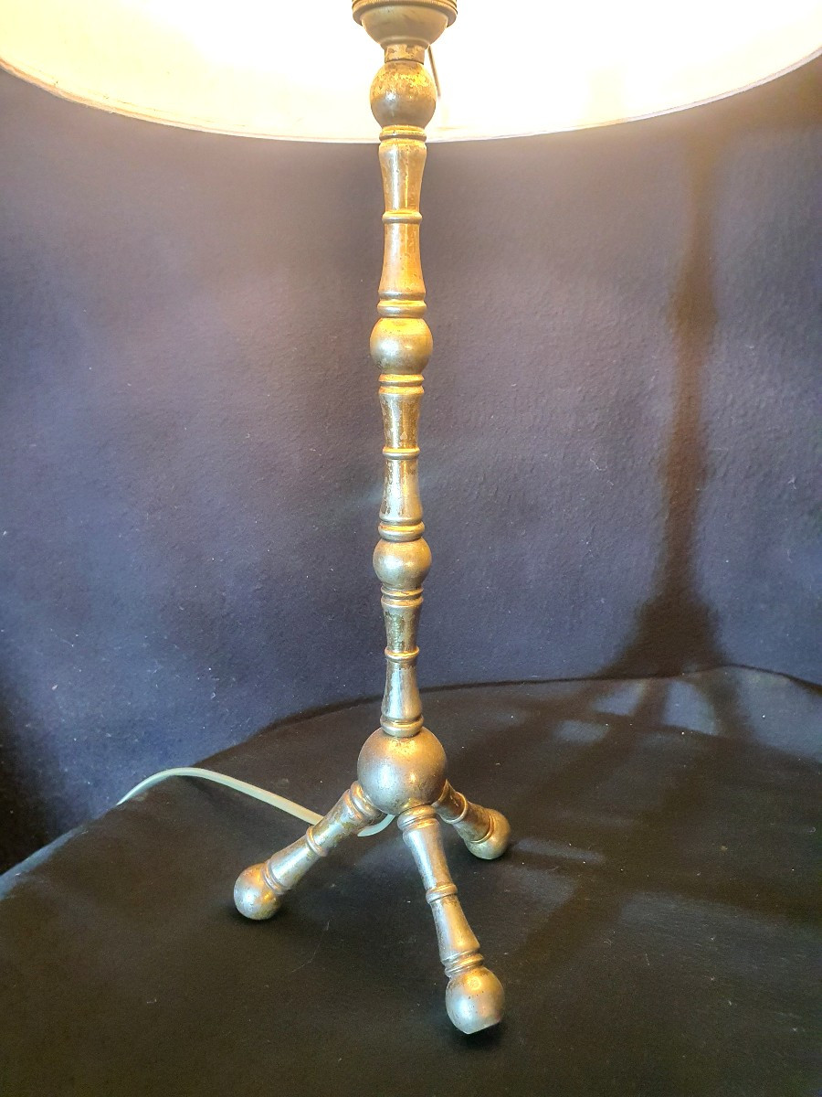 Lampe bronze esprit maison Baguès. -photo-4