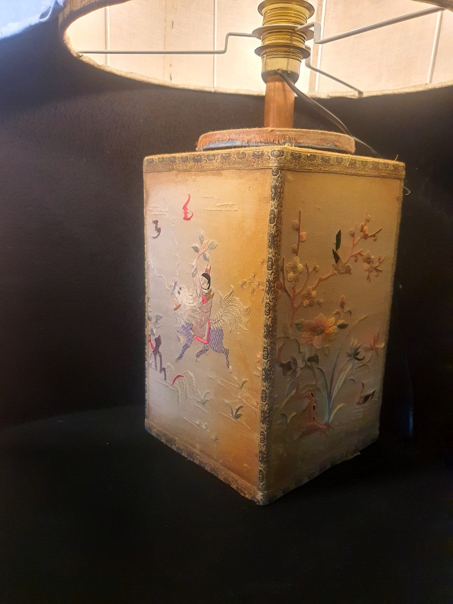 Paire de lampes chinoises.-photo-2