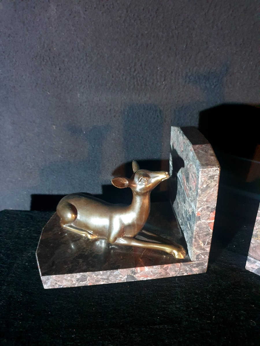 Pair Of Art Deco Bookends.-photo-2