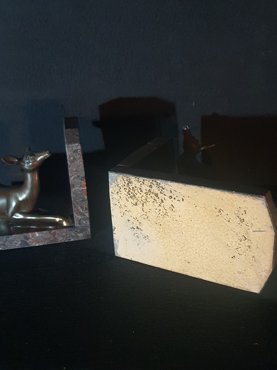 Pair Of Art Deco Bookends.-photo-2