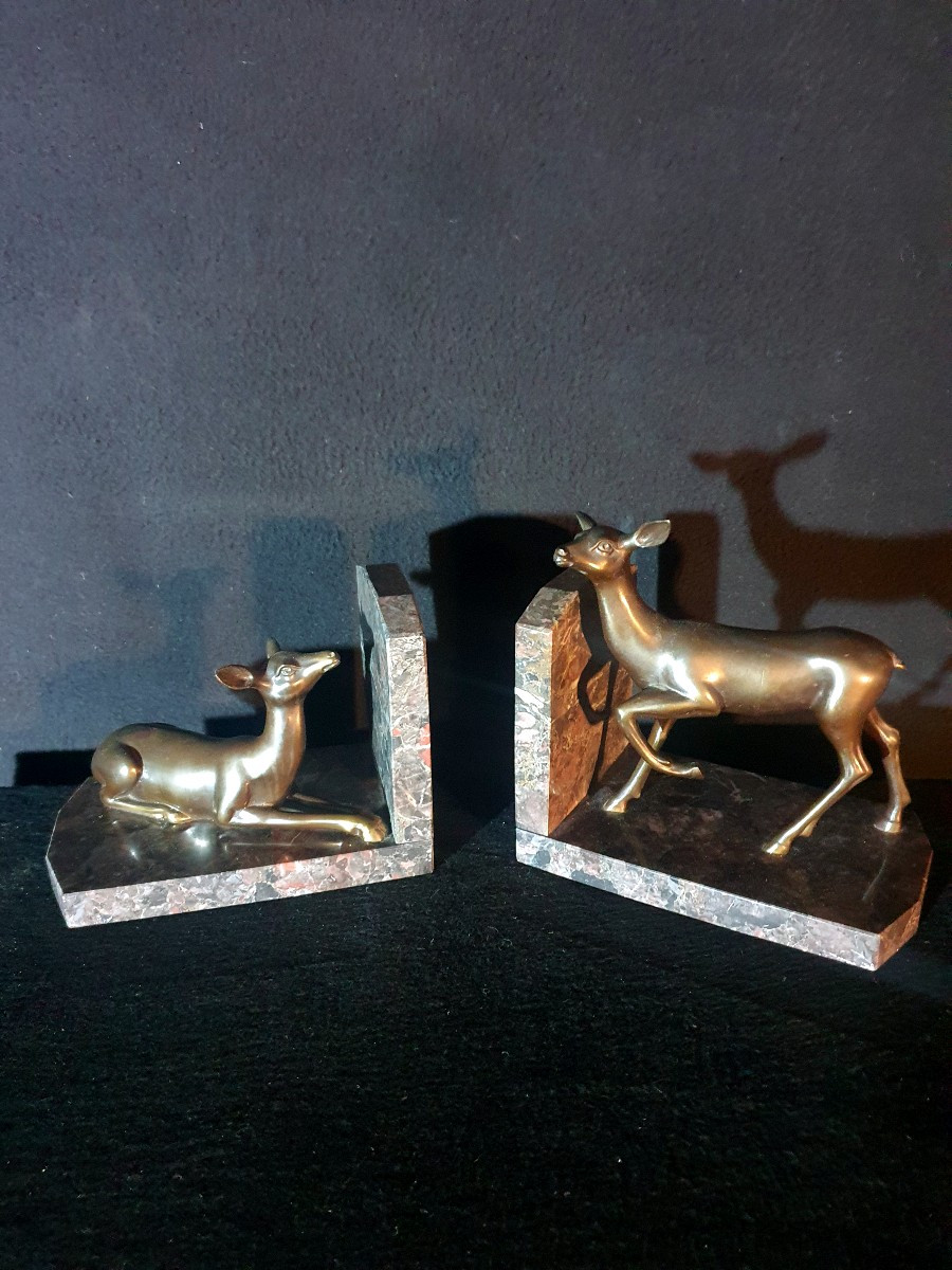 Pair Of Art Deco Bookends.