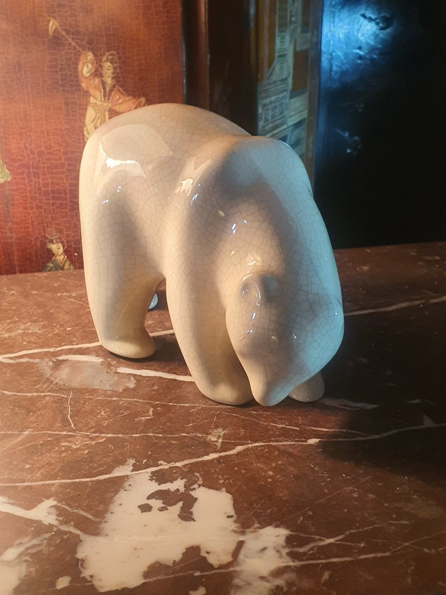 Art Deco Bear Sculpture. Primavera.-photo-1