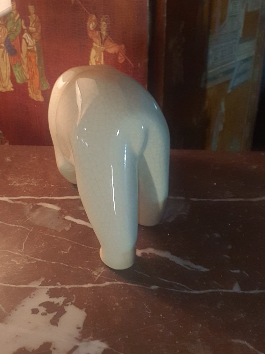 Art Deco Bear Sculpture. Primavera.-photo-2