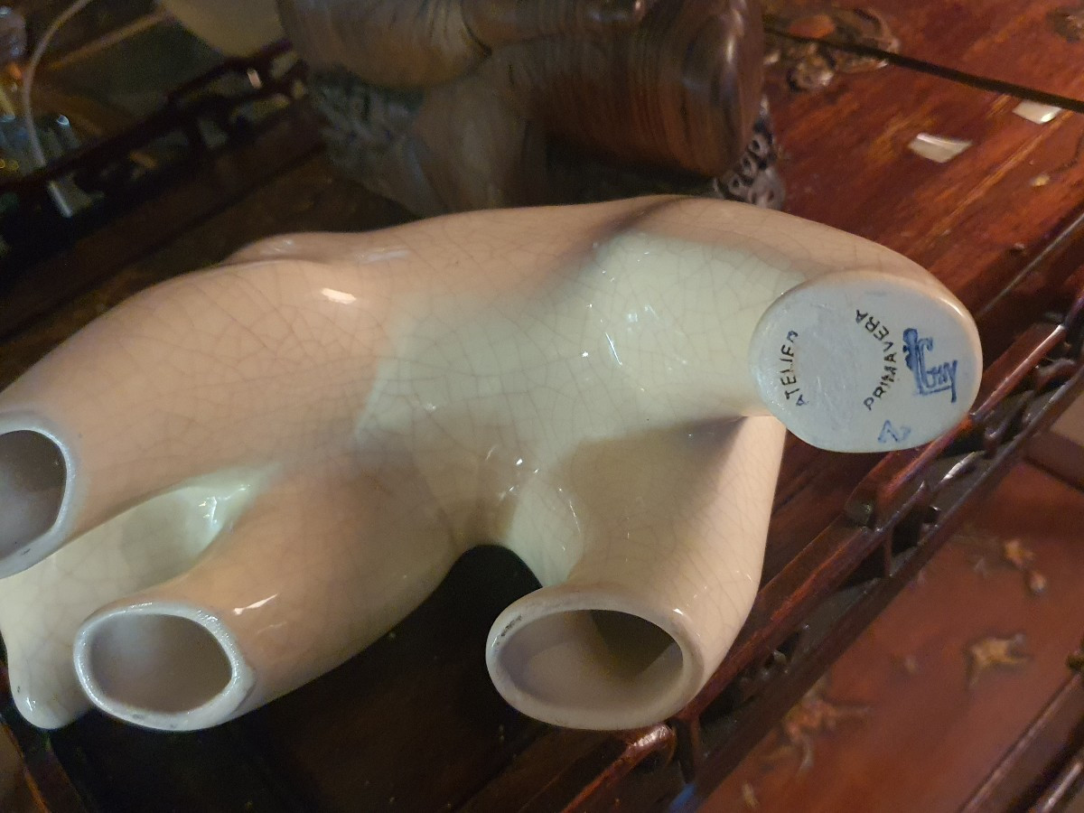 Art Deco Bear Sculpture. Primavera.-photo-4