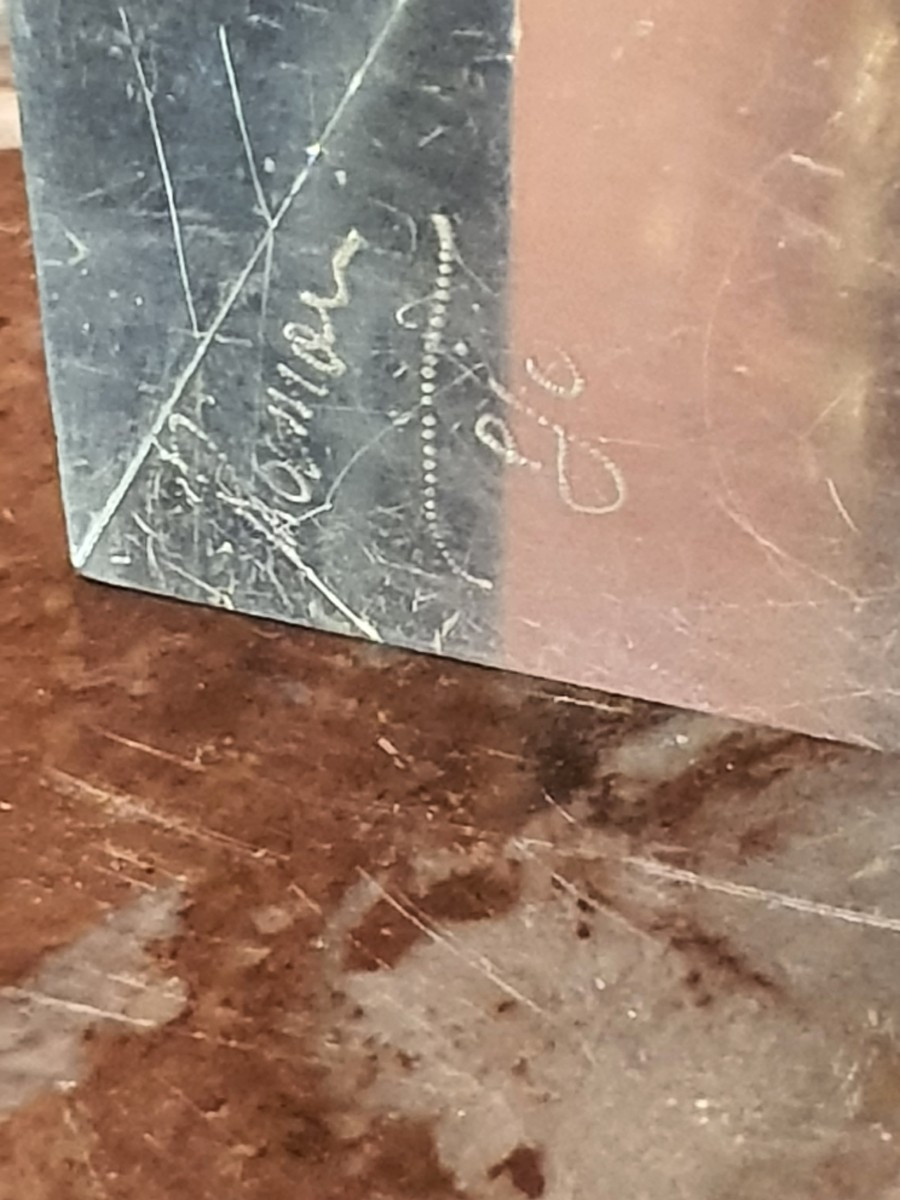 Sculpture brutaliste bronze , Ramon Viejo.-photo-2