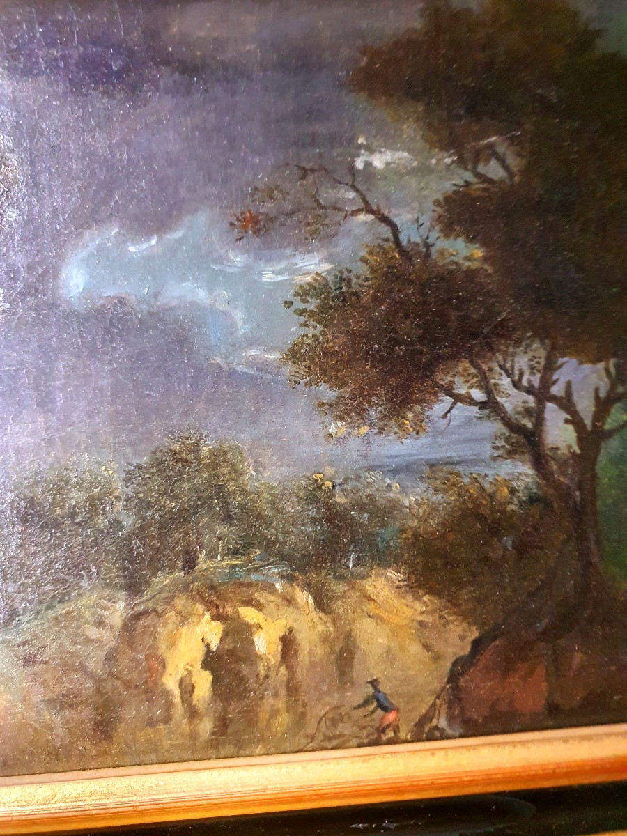 18th Century Landscape Painting. -photo-4