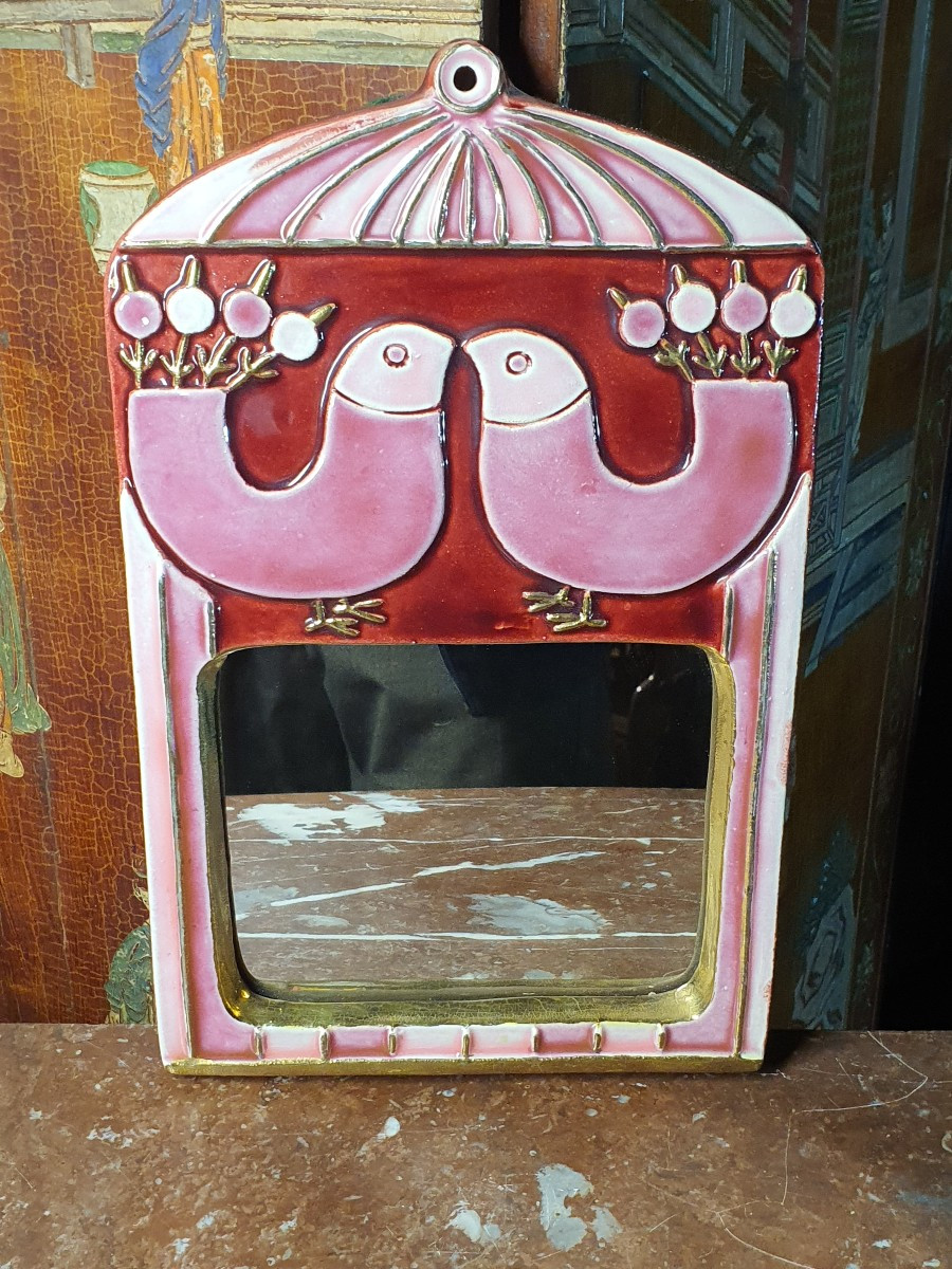 Grand miroir Mithé Espelt. 