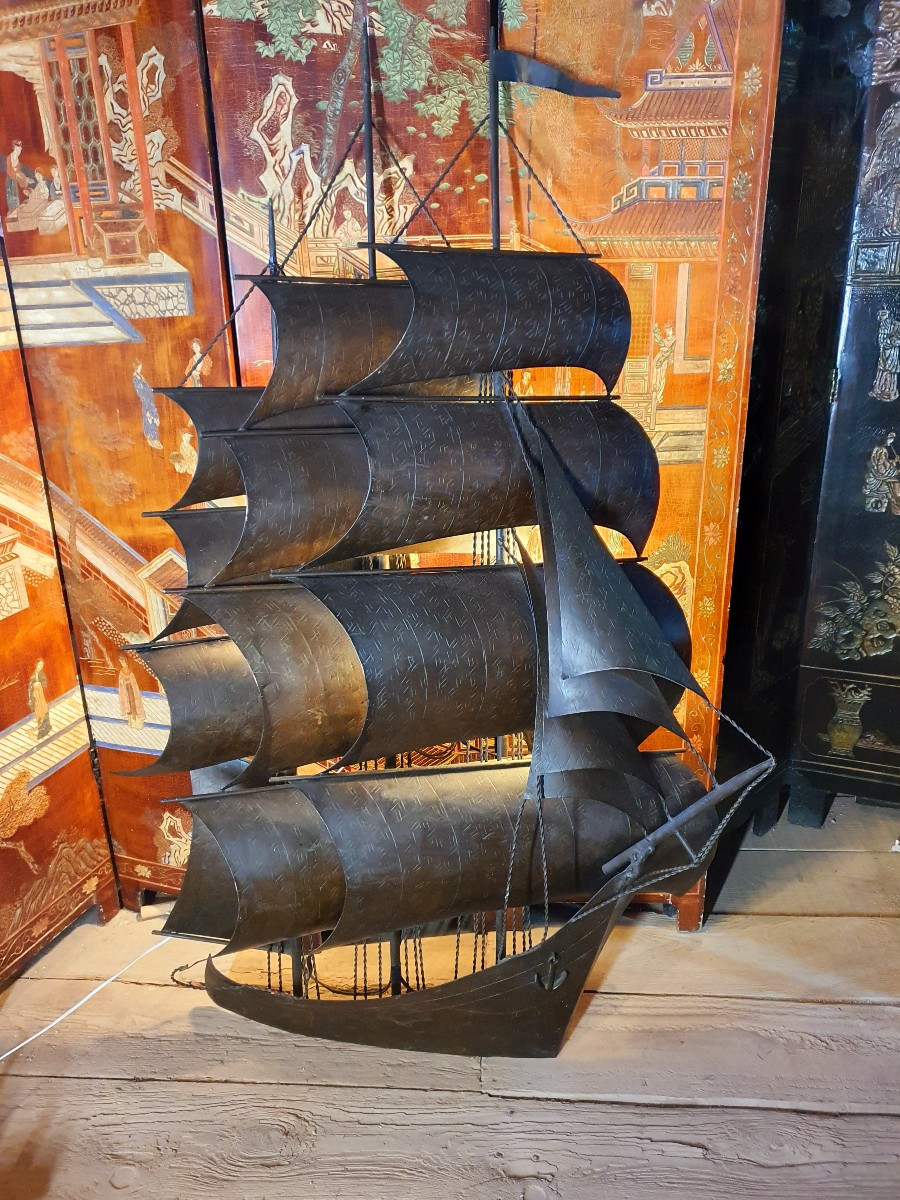 Very Large Boat Wall Light. 