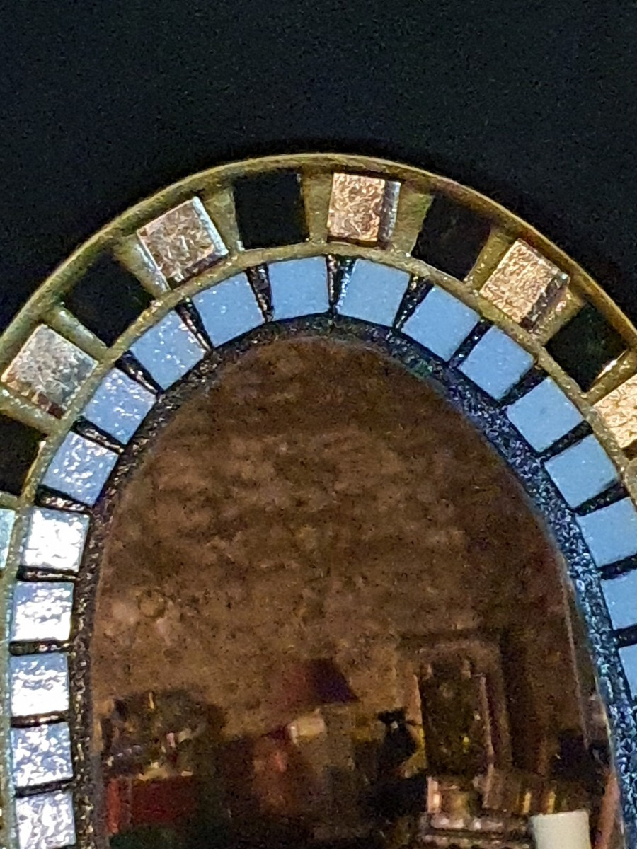 Vintage Mirror From Mithé Espelt School. -photo-4