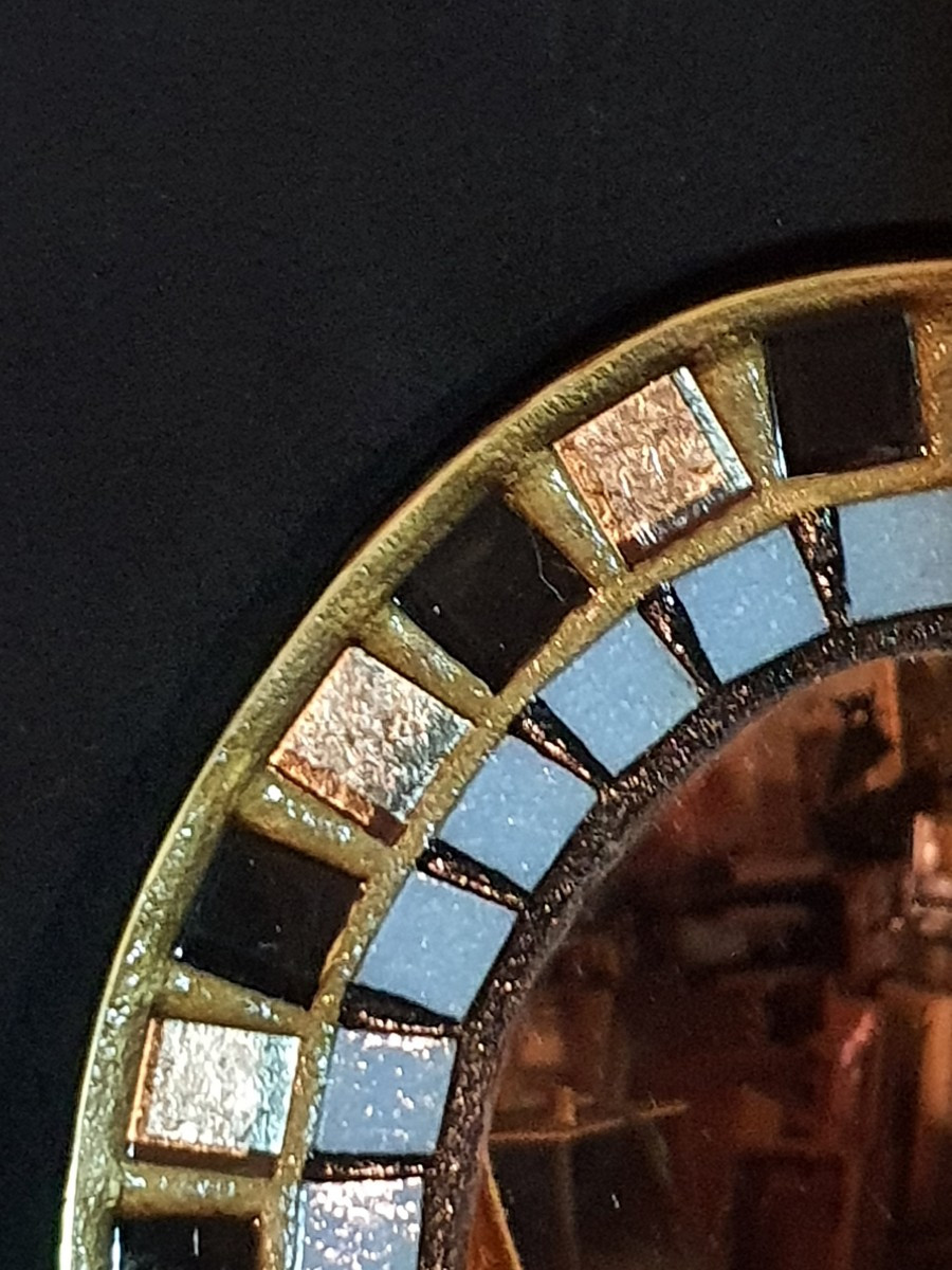 Vintage Mirror From Mithé Espelt School. -photo-2