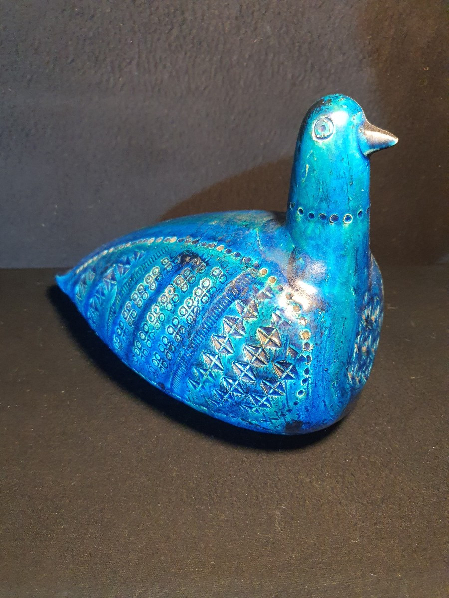 Sculpture poule Aldo Londi pour Bitossi. -photo-2