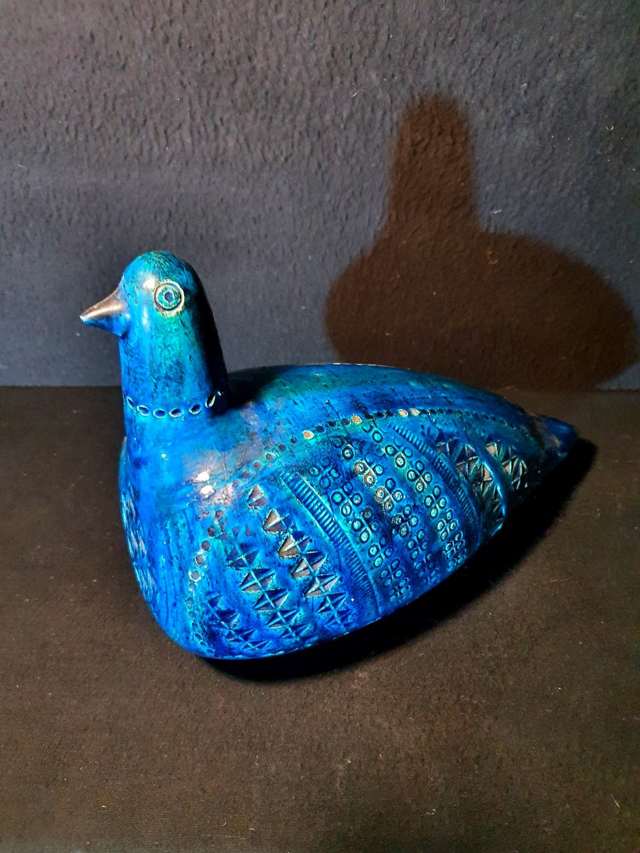 Sculpture poule Aldo Londi pour Bitossi. -photo-3