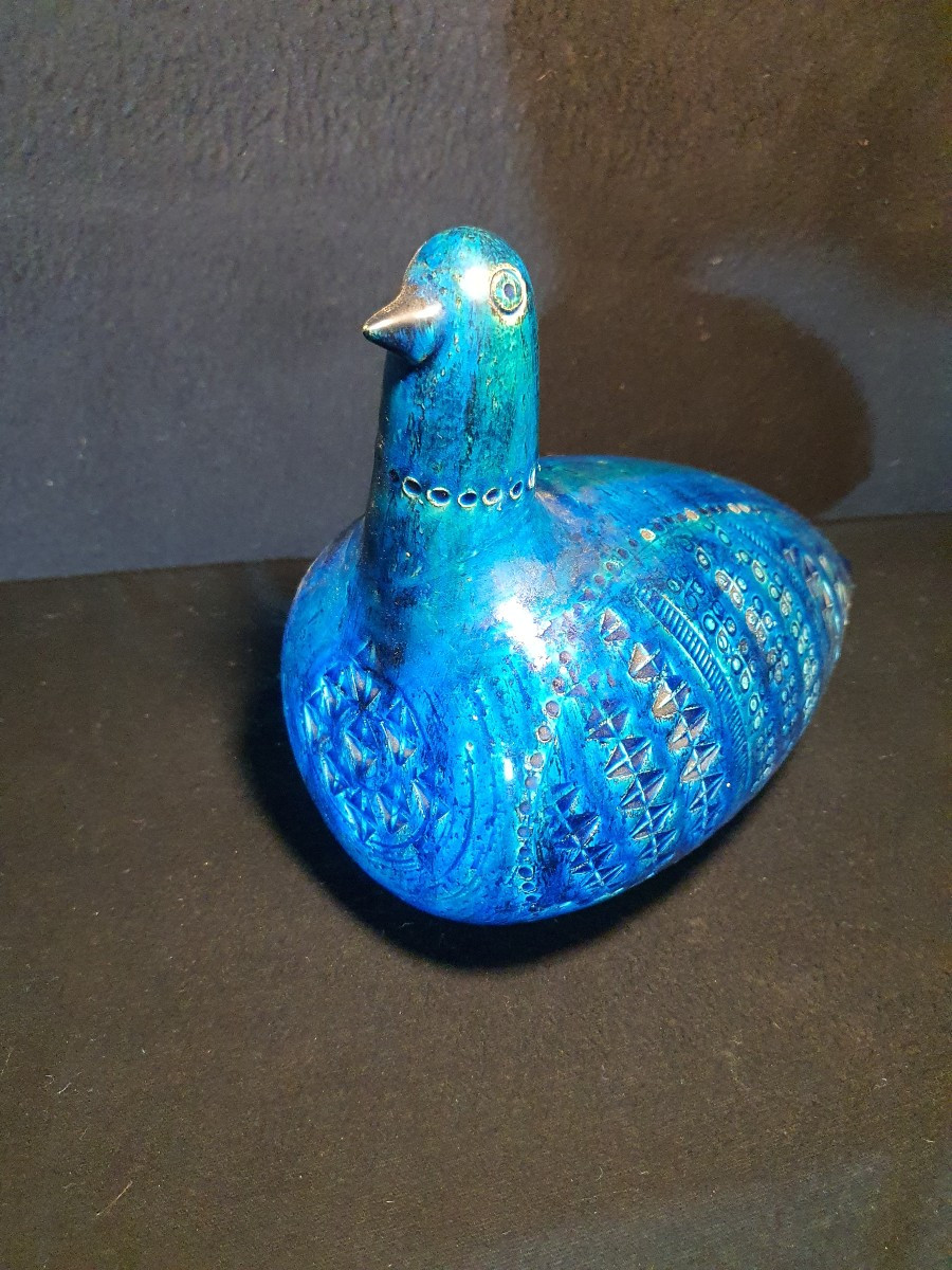 Sculpture poule Aldo Londi pour Bitossi. -photo-1