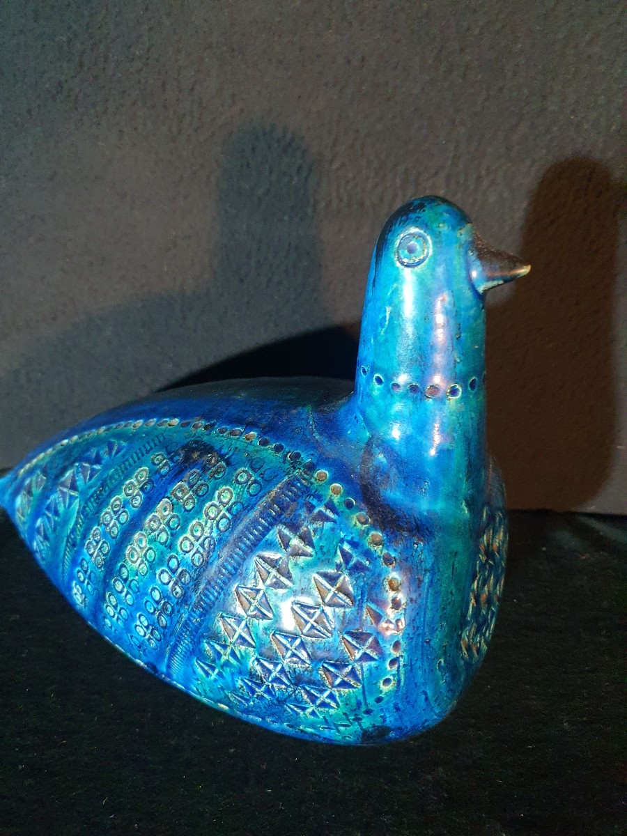 Sculpture poule Aldo Londi pour Bitossi. -photo-5