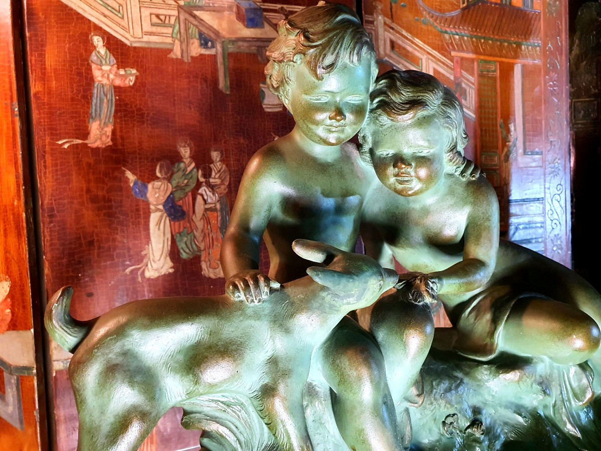 Sculpture art déco Cipriani.-photo-4