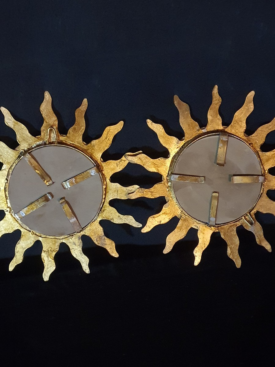 Paire de miroirs soleils ,sorcière. -photo-2