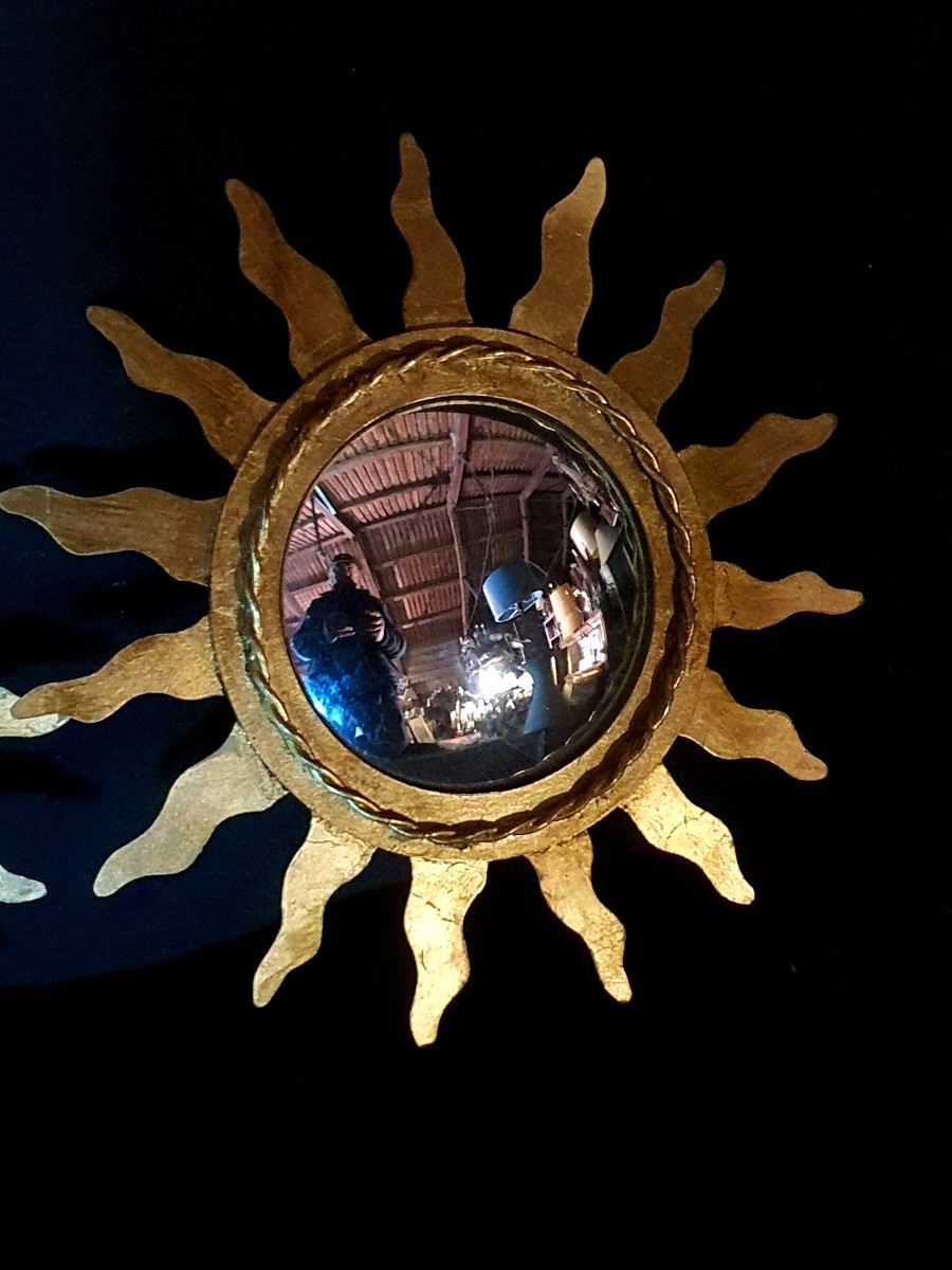 Paire de miroirs soleils ,sorcière. -photo-4