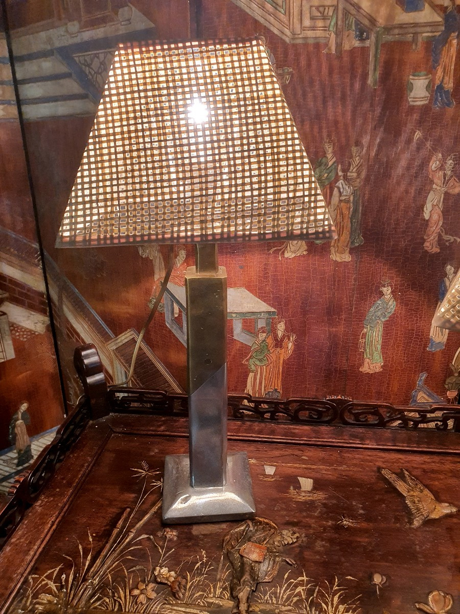 Paire de lampes brutalistes David Marshall. -photo-3