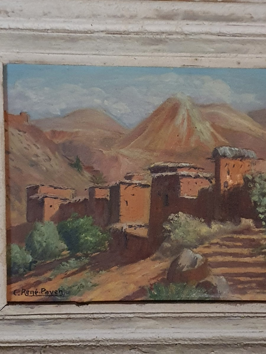 Tableau orientaliste  René Payen.-photo-3