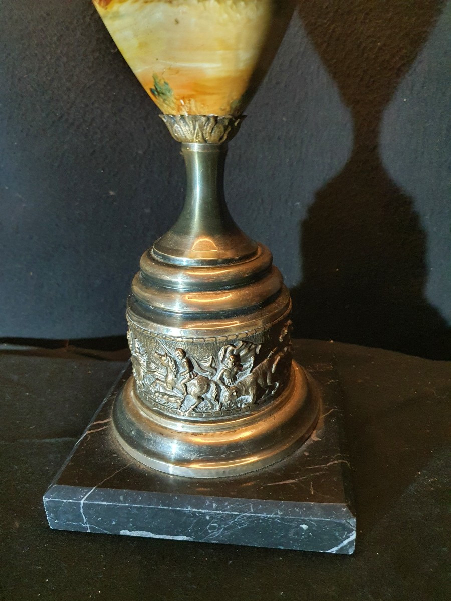 Large Porcelain And Bronze Lamp. -photo-2