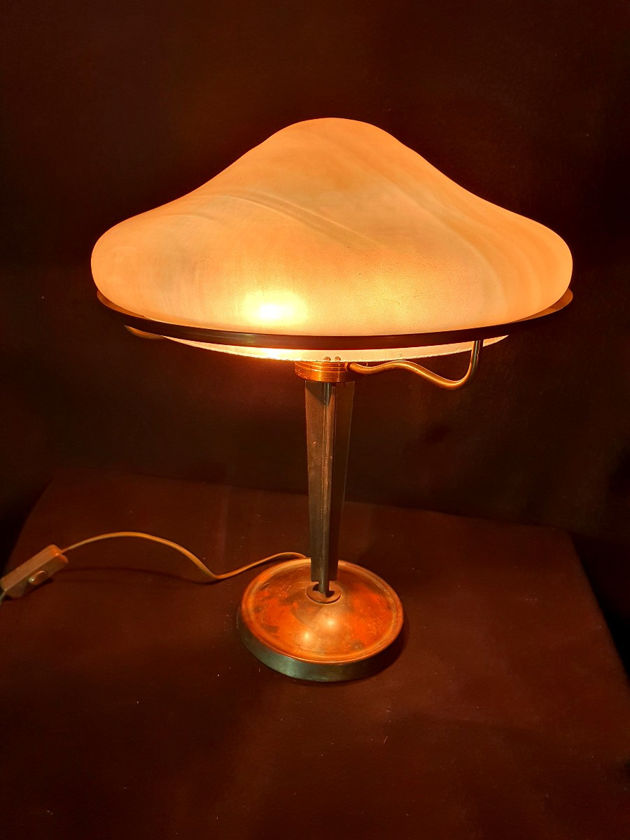 Lampe de table art déco. -photo-2