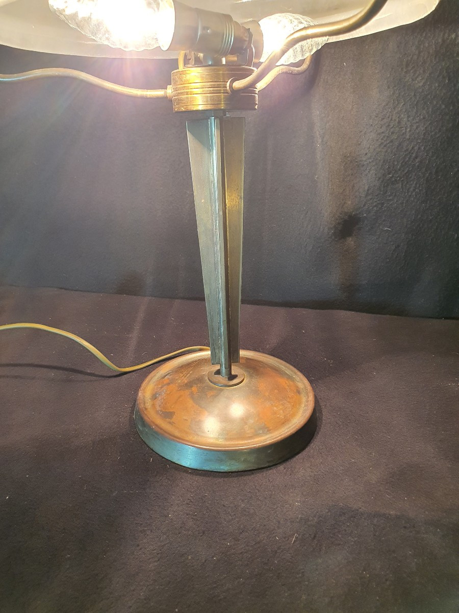Lampe de table art déco. -photo-2