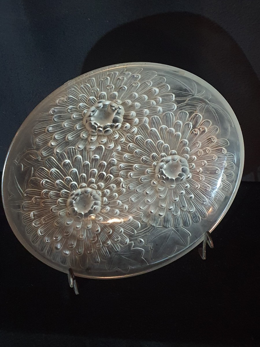 Grand plat art déco Pierre D Avesn.-photo-2