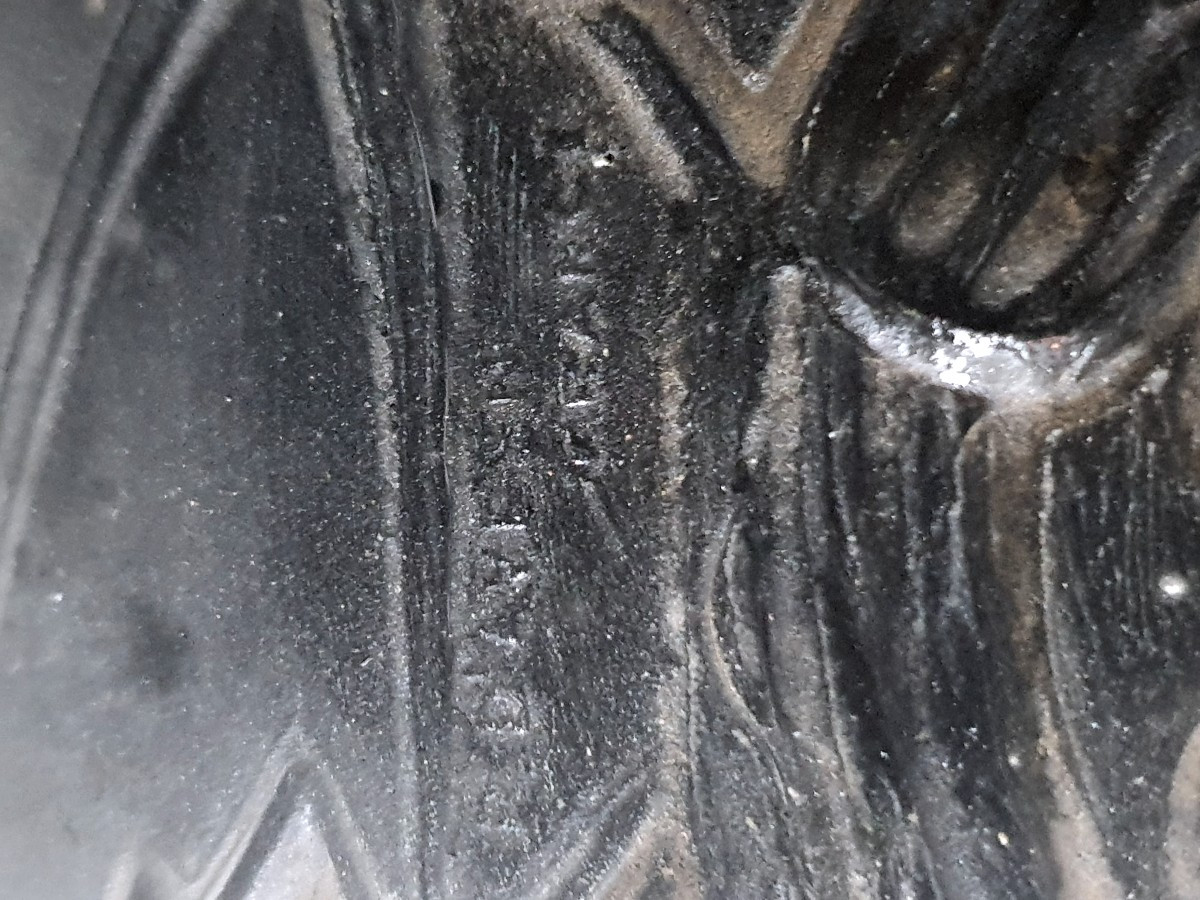 Grand plat art déco Pierre D Avesn.-photo-3