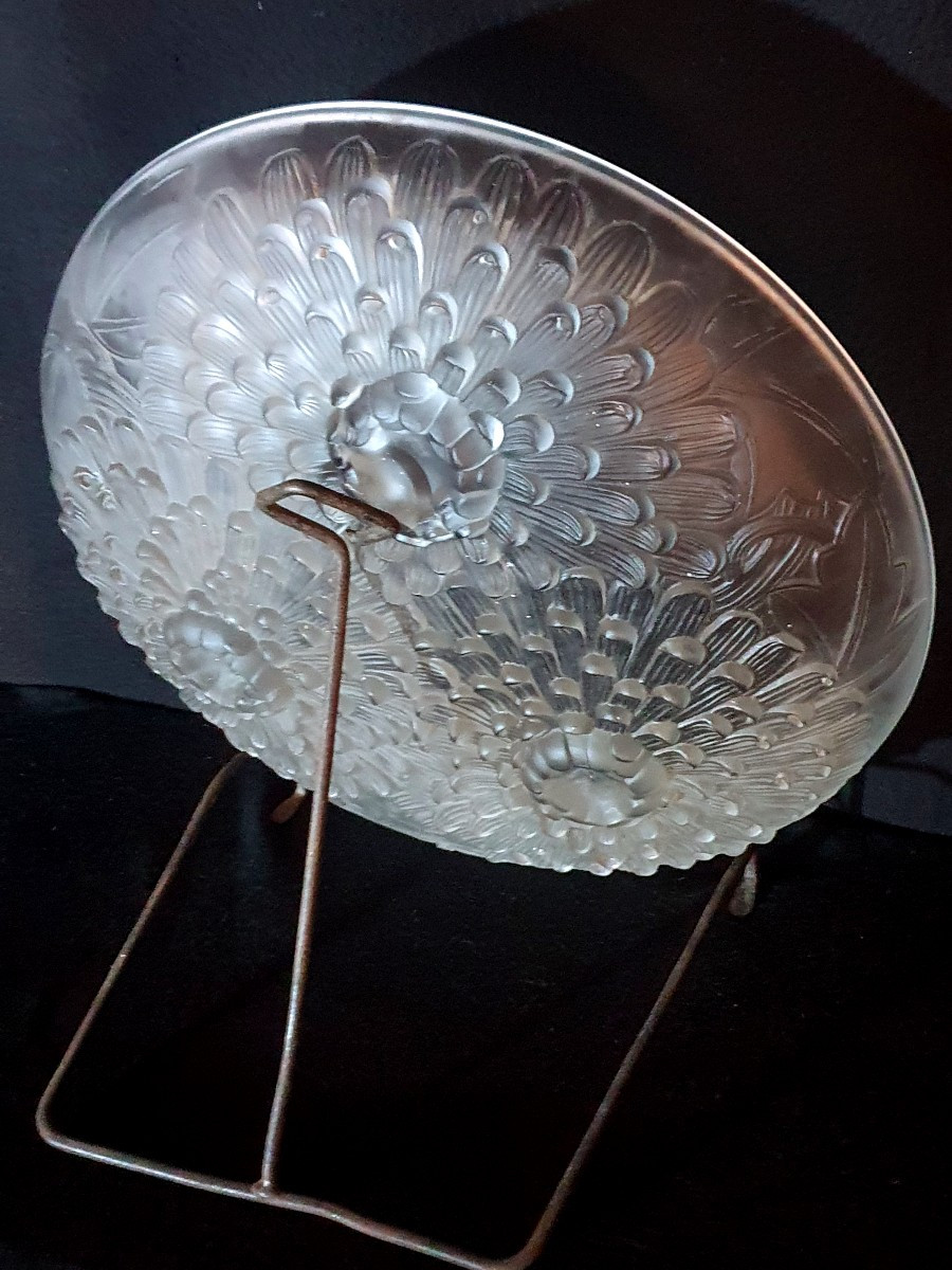 Grand plat art déco Pierre D Avesn.-photo-2