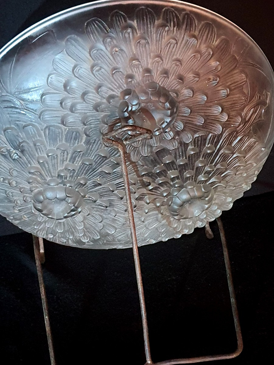 Grand plat art déco Pierre D Avesn.-photo-3