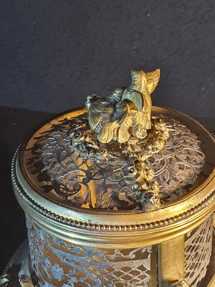 Napoleon III Bronze Jewelry Box -photo-4