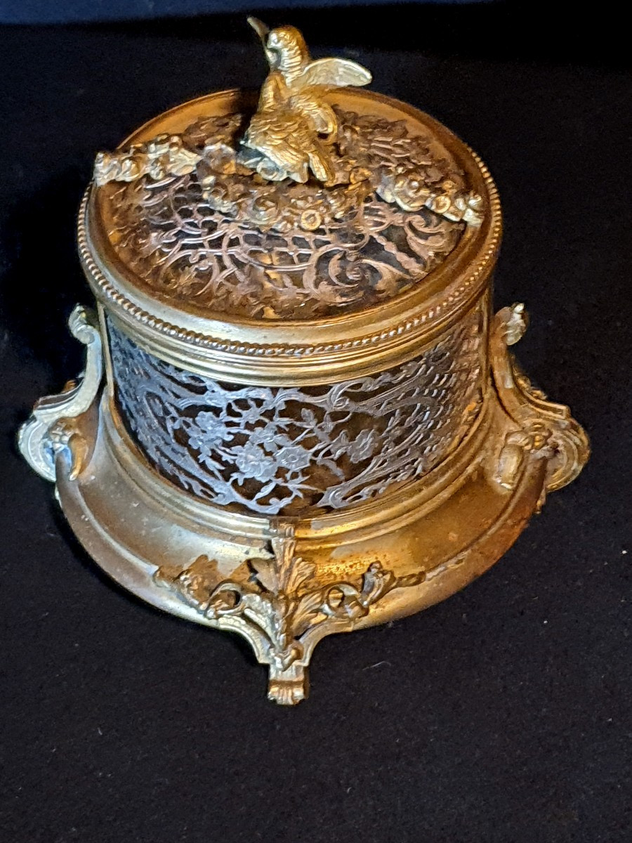 Napoleon III Bronze Jewelry Box 