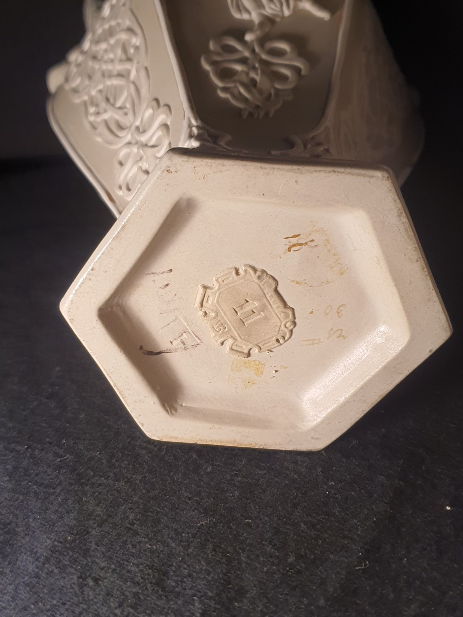 Paire de vases décor Wedgwood  Villeroy et Boch-photo-3