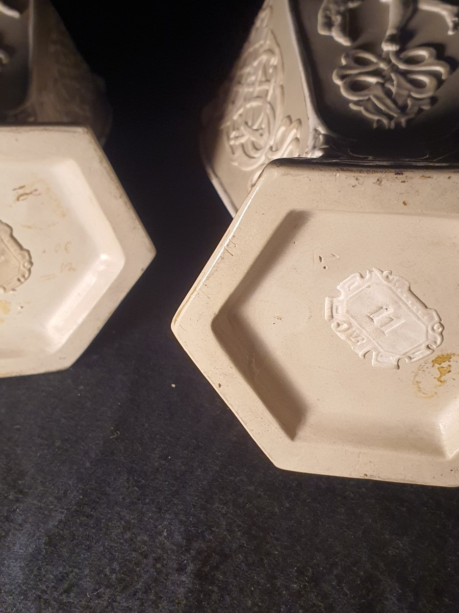 Paire de vases décor Wedgwood  Villeroy et Boch-photo-4