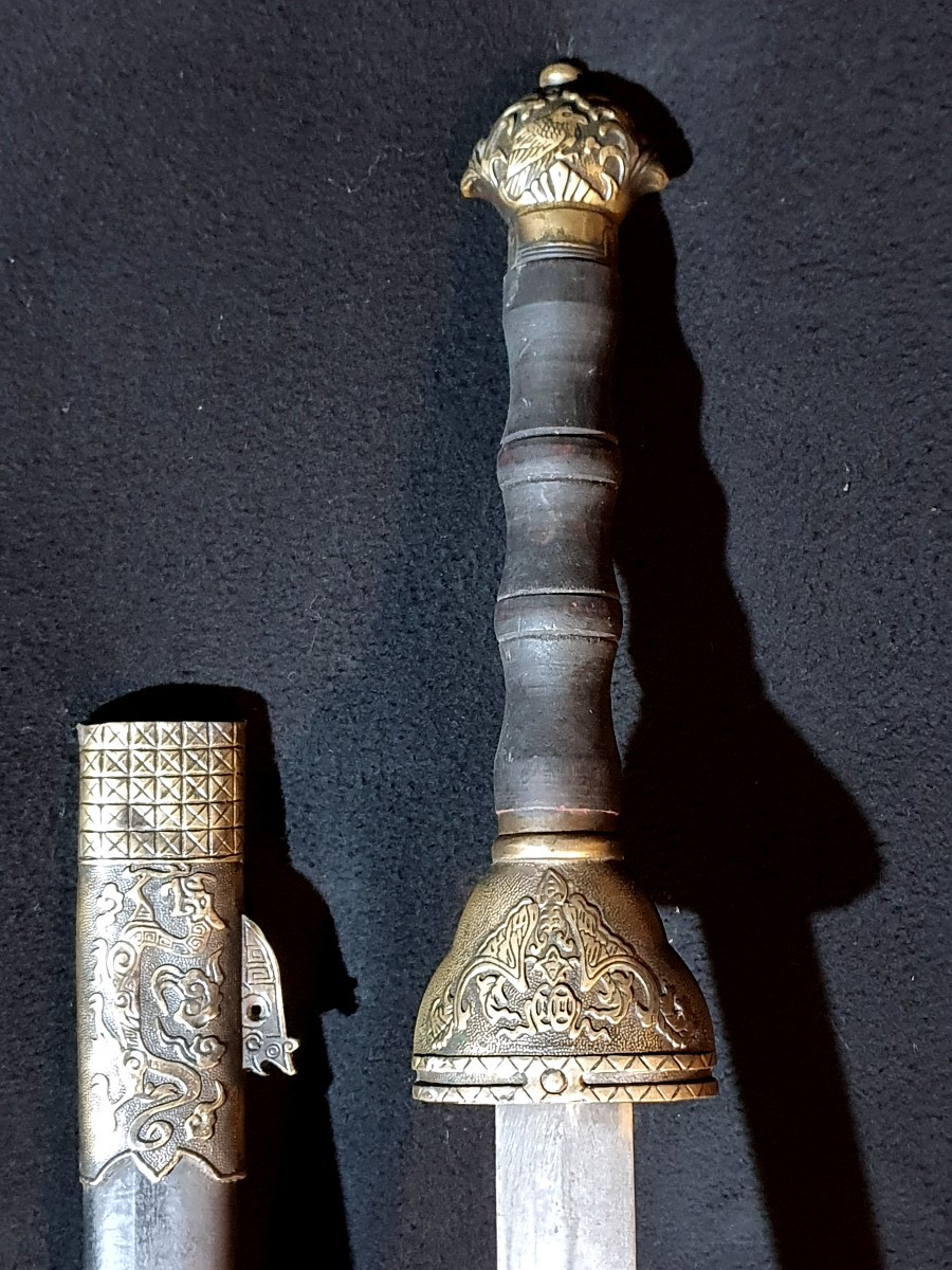 Grande épée Chine dynastie Qing.-photo-2