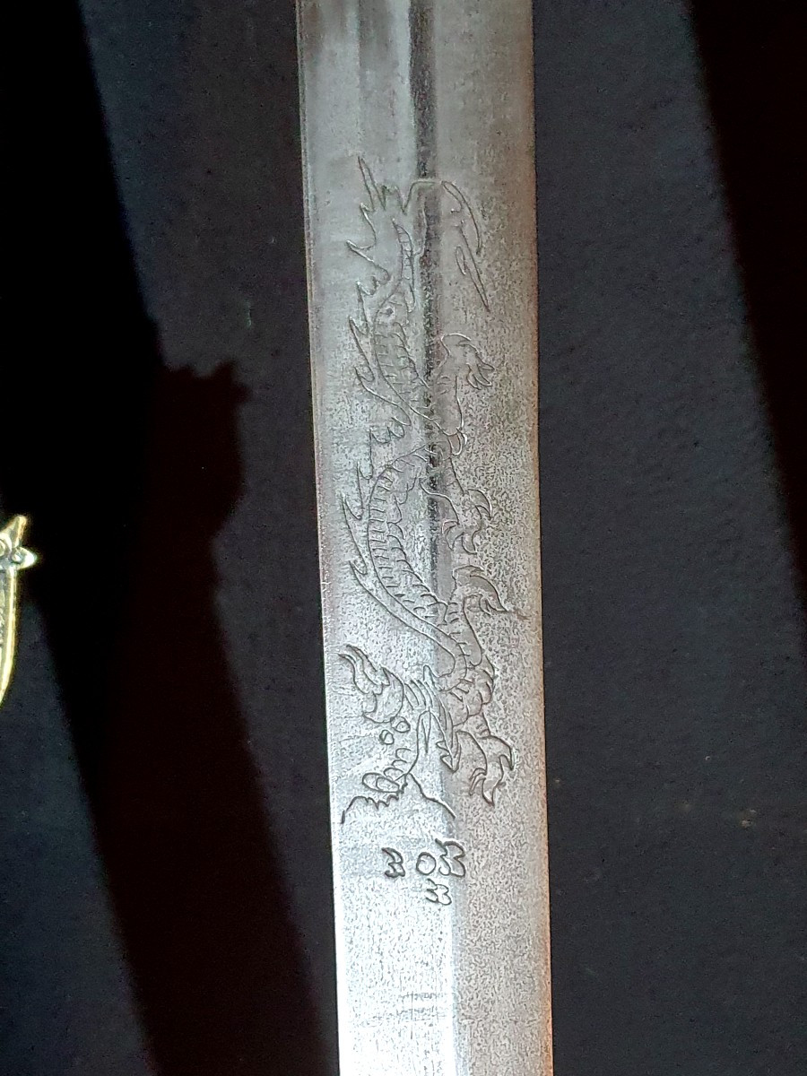 Grande épée Chine dynastie Qing.-photo-4