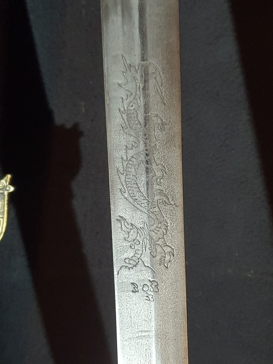 Grande épée Chine dynastie Qing.-photo-5